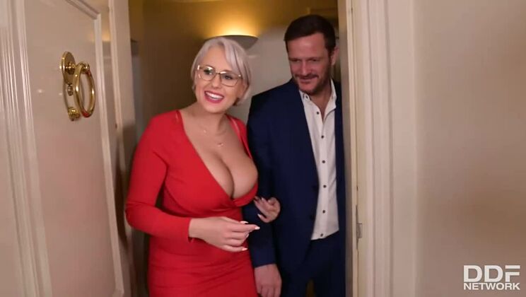 [DDFNetwork] - High Heels and Stockings on Valentine's Day with Angel Wicky and Sofia Rae