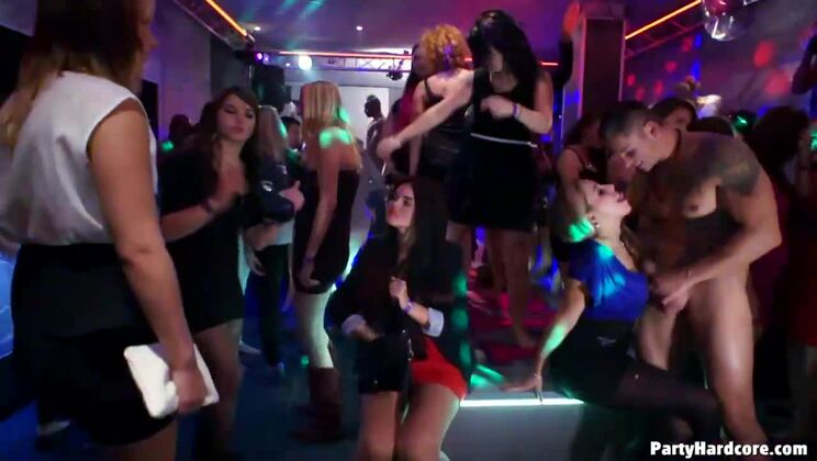 [Tainster] - Hardcore Interracial Group Sex Party Cam 2 - Ellie Roe - Candi Blows