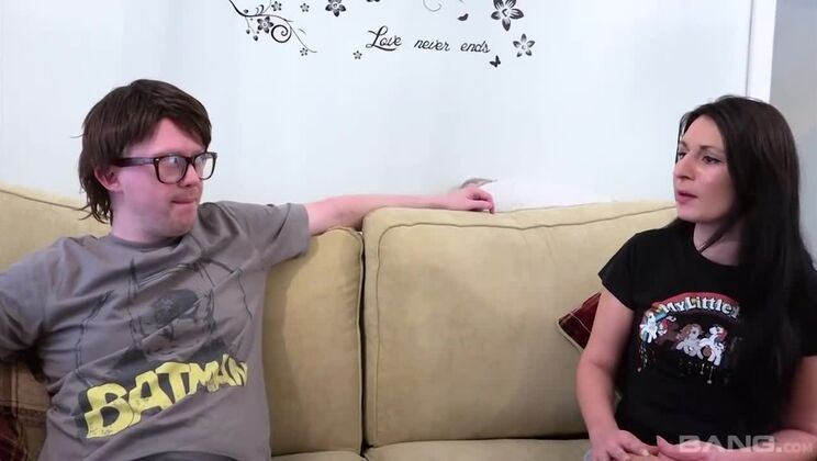 Nerd Gets Facial From Sophie Garcia