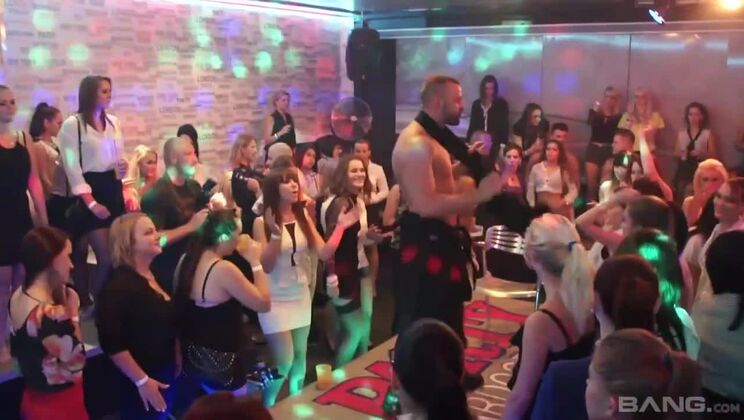 Interracial Group Sex with Big Tits and Blowjobs