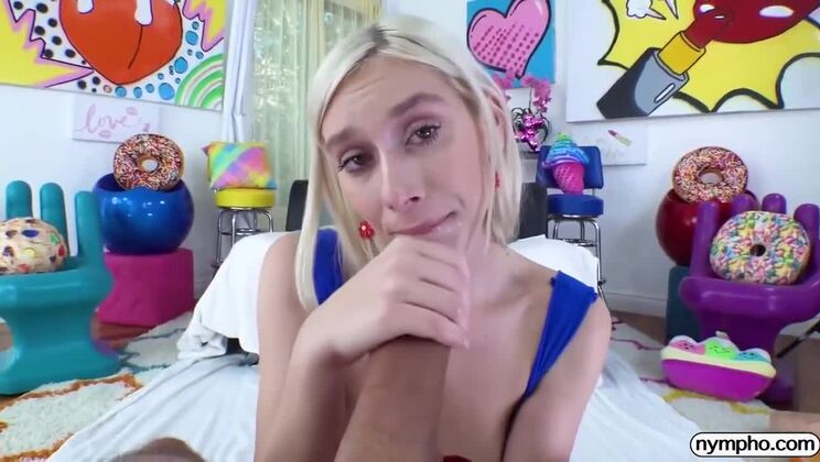 Sexy Blonde Kay Lovely Rimming Fun