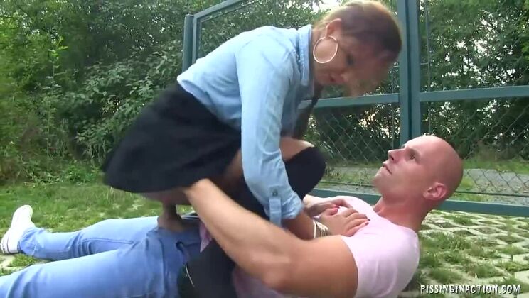 Tattooed Tits Bella: Piss and Deepthroat Delight!