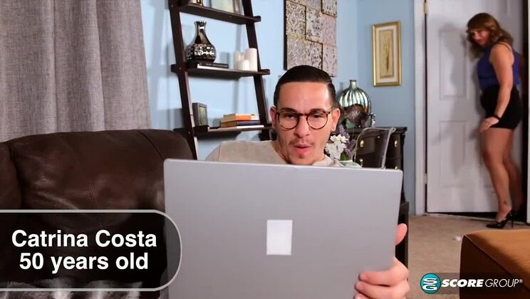 50+ Blonde Catrina Costa's Debut Sex Video