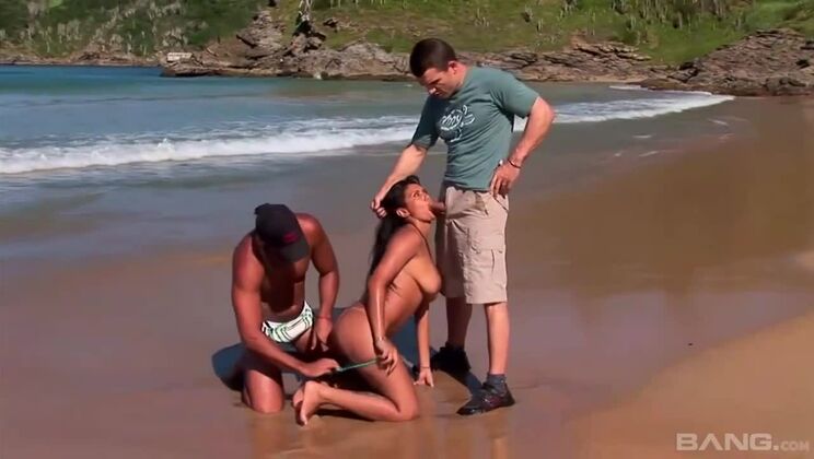 [BANG.com] - Anal Beachside Romp with Babalu and Two Friends