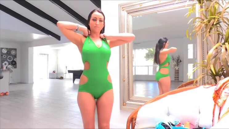 Beautiful Teen Plays With Toys