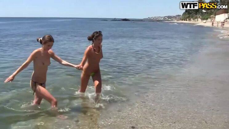 [WTFPass] - Carol Vega's Wild Beach Group Sex Party