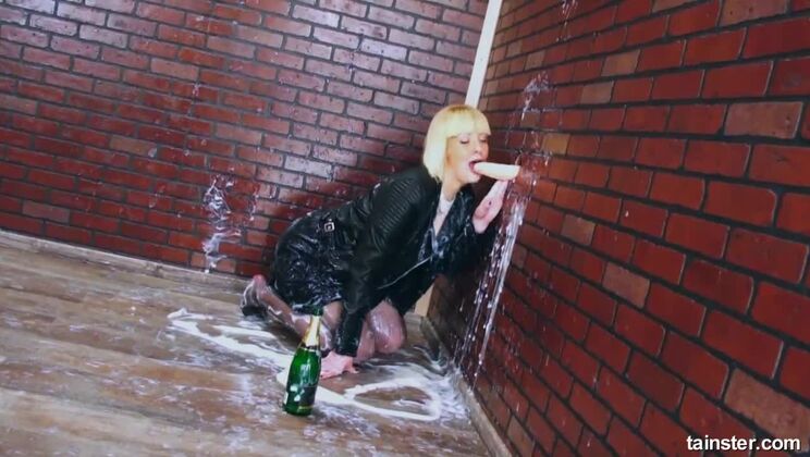 Fetish Milf Covered In Cum And Leather