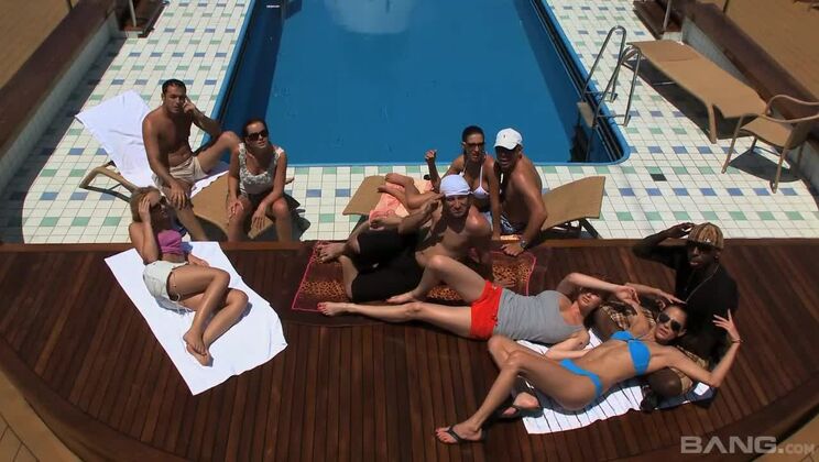 [BANG.com] - Anal Fun in the Sun for Nataly Von and Aliz on the Lido