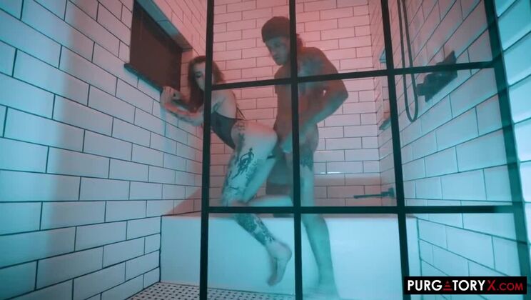 [PurgatoryX] - Brunette Tattoo Model Vol 1 E2 - Alex Kane