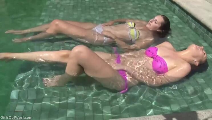 Rip It Up With Brunette Lesbians Cleo And Eli May