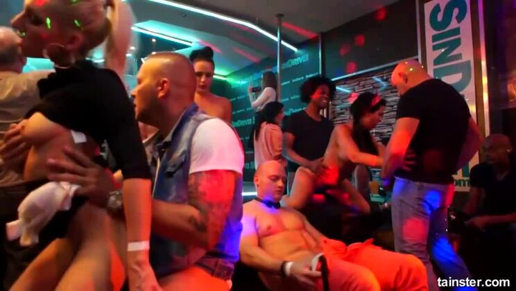 [Tainster] - Mia Blond And Amirah Adara - Deepthroat Orgy