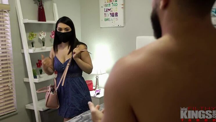 Brunette Bombshell Mina Moon's Taboo Step Family Romance