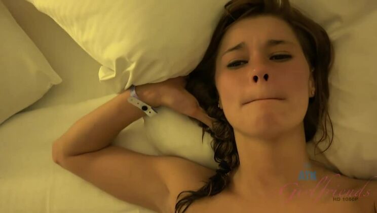 Alaina Dawson's skinny body gets a creampie