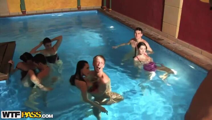 [CollegeFuckParties] - Russian College Girls Gone Wild: Pool Party with Angelica and Friends - Mona Lee - Angelica - Kattie Gold - Kyle - Frank - Eva Torres - Marc