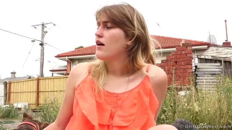 Outdoor Fun with Blond Ren