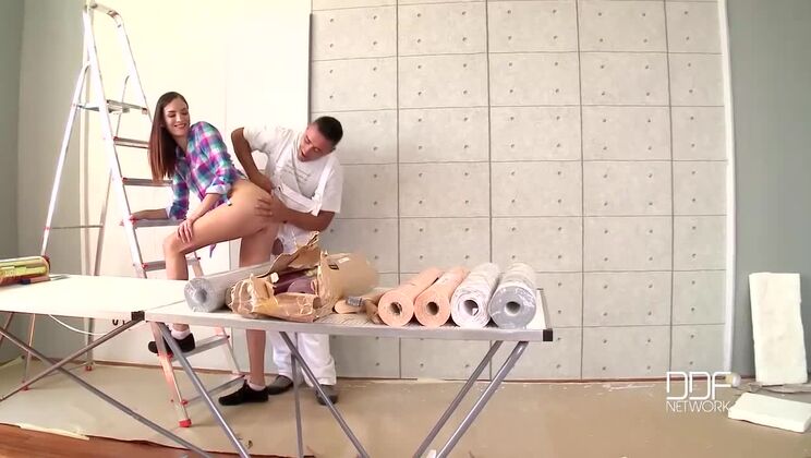 European Beauty Demetris In Deep Anal Action