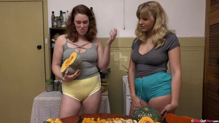 [GirlsOutWest] - Tits And Stockings Lesbian Action