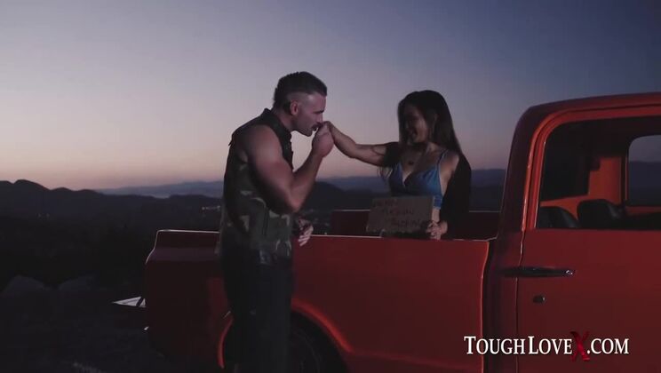 [ToughLoveX] - Lana Violet's Outdoor Facial Delight - Lana Violet