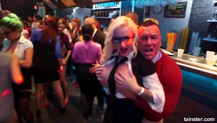 Big Cock Bonanza in Blonde and Brunette Playground