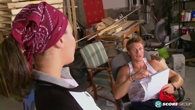 Selena Castro's Big Boobs Take Over The Garage