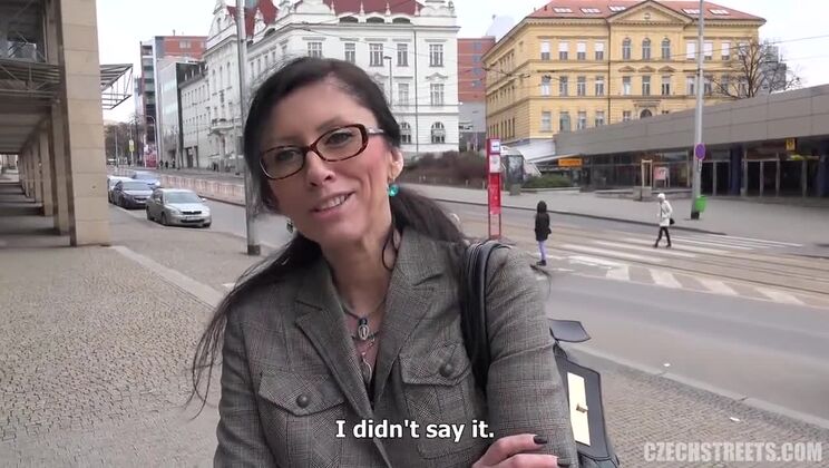 Cumshot On Czech Streets