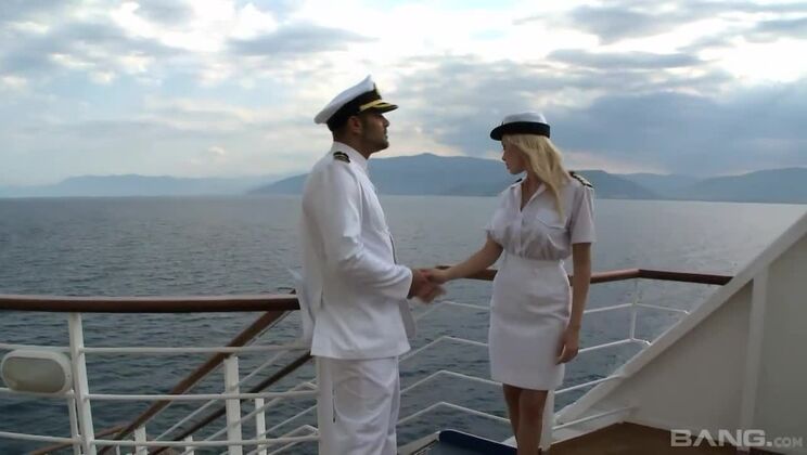 [BANG.com] - Blonde Donna Bell Sucks The Captain