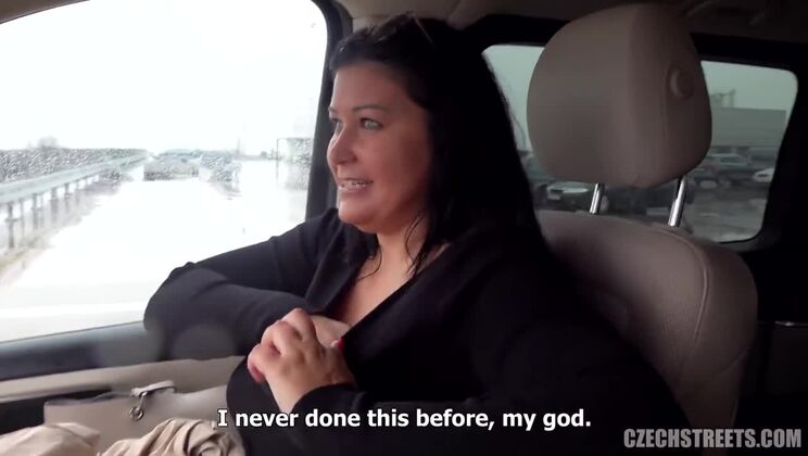 [CzechStreets] - Anal Sex with Busty Brunette in Car Park