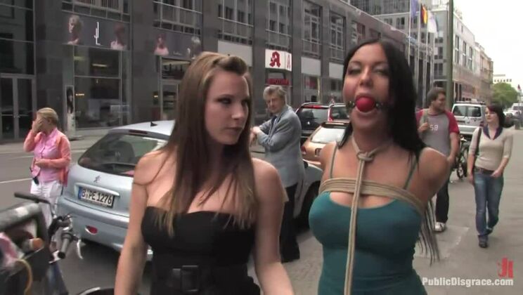 [PublicDisgrace] - EUROPEAN OUTDOOR ESCAPADES: Angelica Heart's Hardcore Humiliation