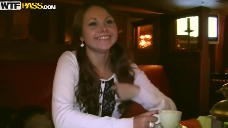 [PickupFuck] - Sexy Russian 18 Year Old Gets Picked Up for Facial Fun - Elaine Meadors