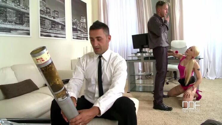 [HandsOnHardcore] - Lola Taylor's Office Orgy