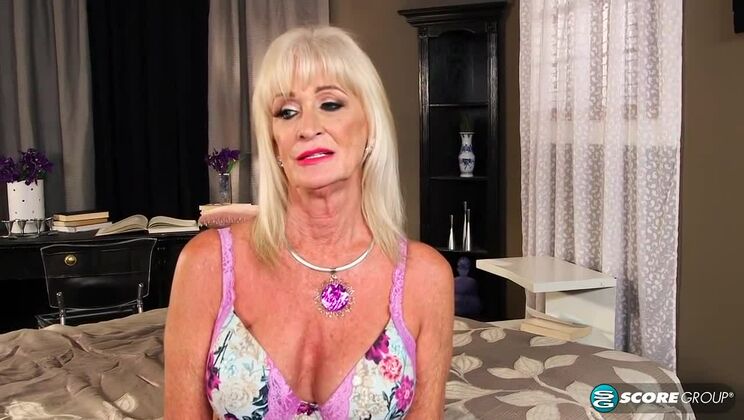 [60PlusMILFs] - Leah L'Amour Gets Her First Fuck with Young Stud Tony