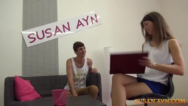 Susan Ayn Facial With Young College Guy