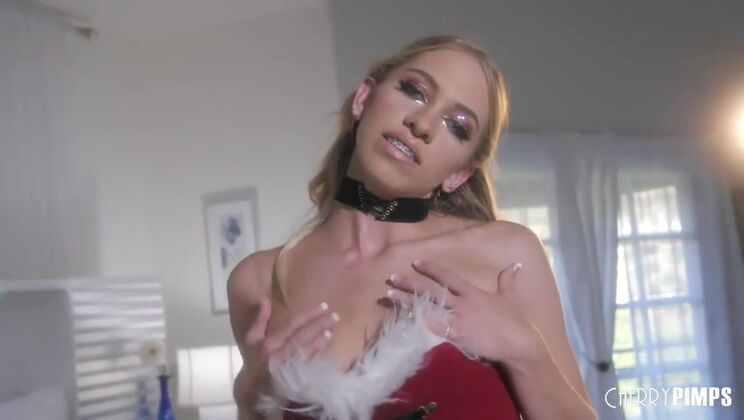 Khloe Kapri - Wet Blonde Christmas Surprise