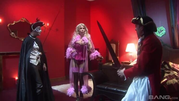 [BANG.com] - Melanie's Deepthroat Threesome With A Big Cock