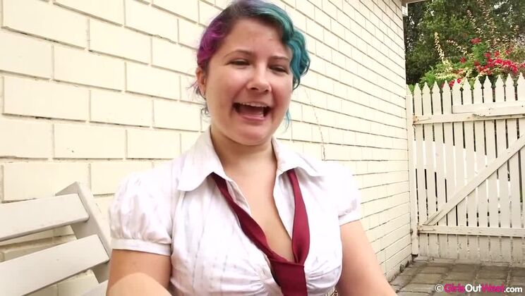 Gala Nio Big Tits Outdoor Fun