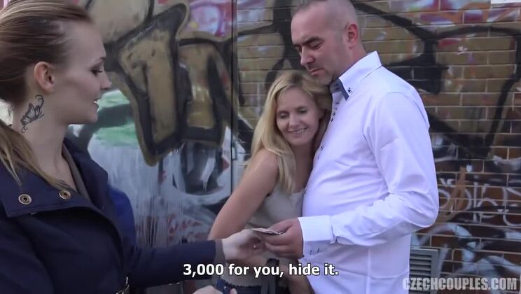 [CzechAV] - Czech Blonde Group Sex Foursome - Kattie Hill