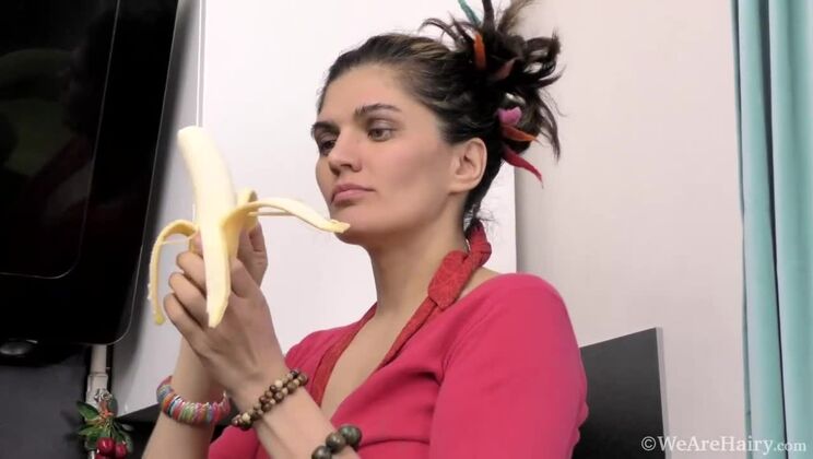 Milf Ananda Ray's Intimate Moment with a Drink