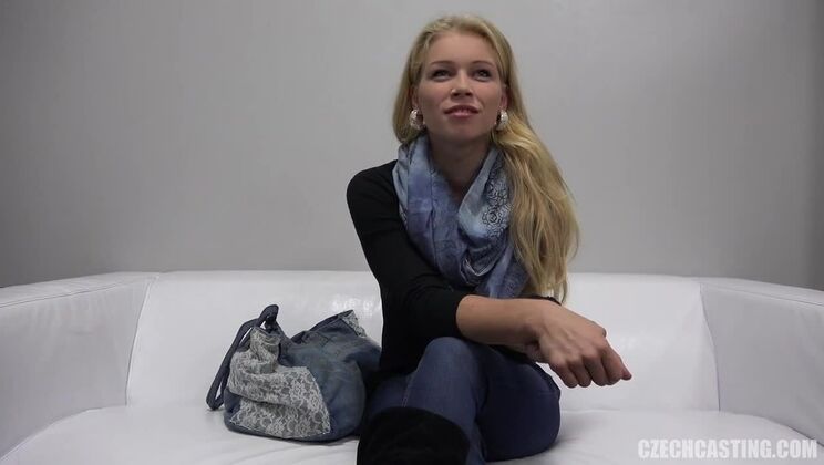 Sexy European Blonde Misa Casting