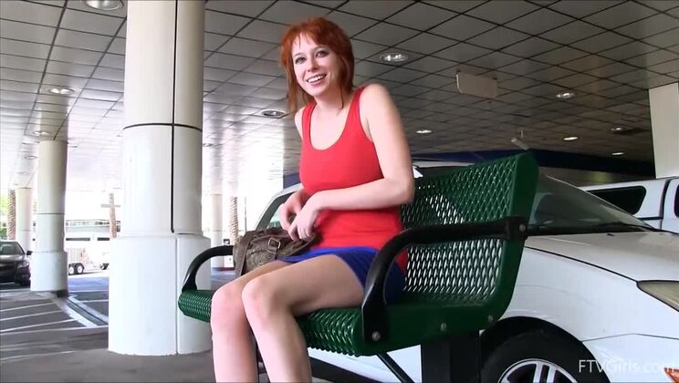 Beautiful Zoey Outdoor Solo Action