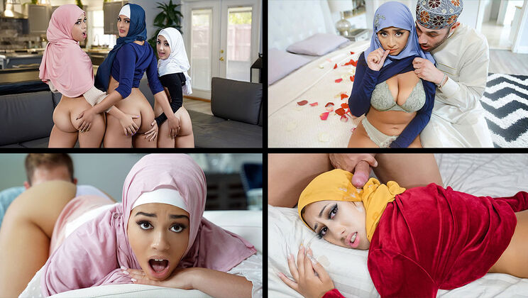 [TeamSkeetSelects] - Hijab Seduction at Its Best - Aaliyah Hadid - Ella Knox - Penelope Woods - Willow Ryder