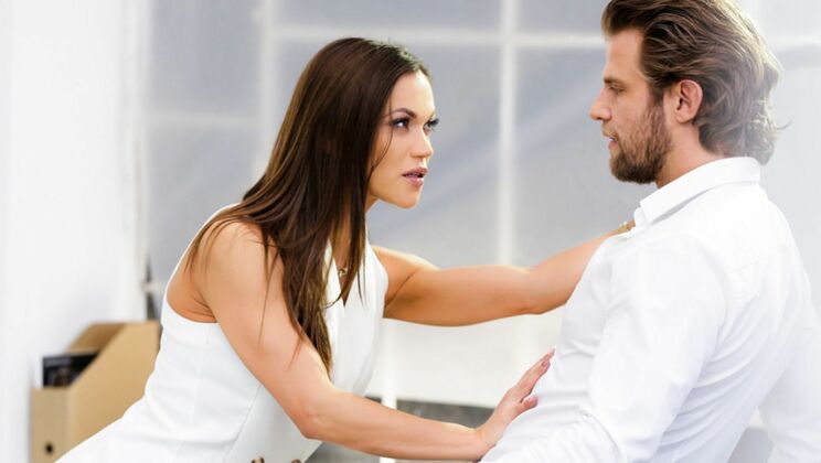 Natural Tits Office Encounter