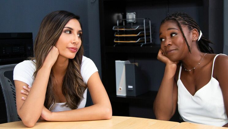 [WebYoung] - Lesbian Face Sit Office Party