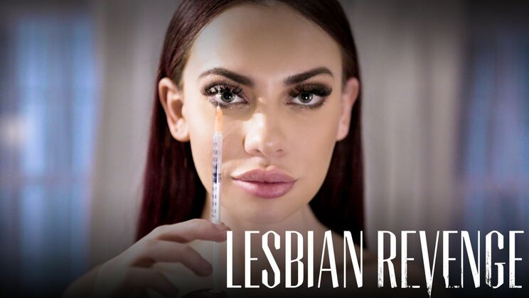 Redhead And Brunette Big Tits Lesbians