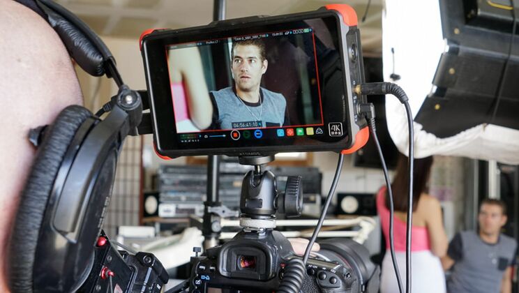 Behind the Scenes with Brunette Beauty Valentina