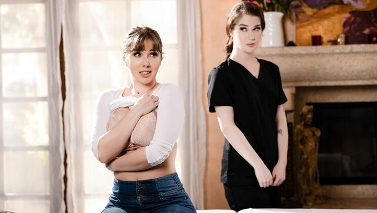 [AllGirlMassage] - Lesbian Lovers, Natural Tits