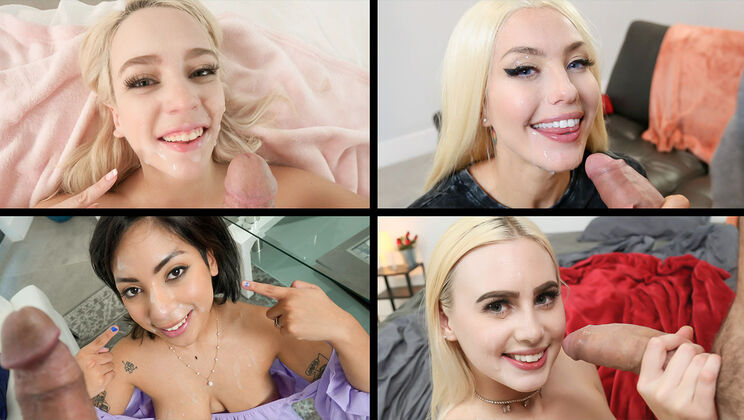 [TeamSkeetSelects] - Facial Explosion Video Album - Valentina Jewels - Alex Blake - Dani Blu - Ozzy Sparx