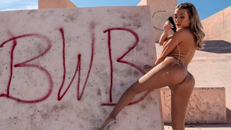 Tattooed Temptress: Kat Dior in Nylon and High Heels