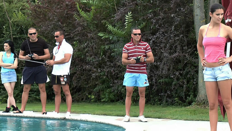 [GroupSexGames] - Outdoor Sex with Brunettes