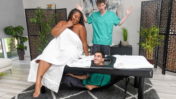 [Brazzers] - Big Tit and Tight Ass Get Oiled Up