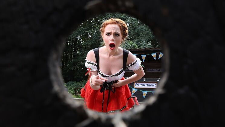 British Blonde Fucked Outdoor